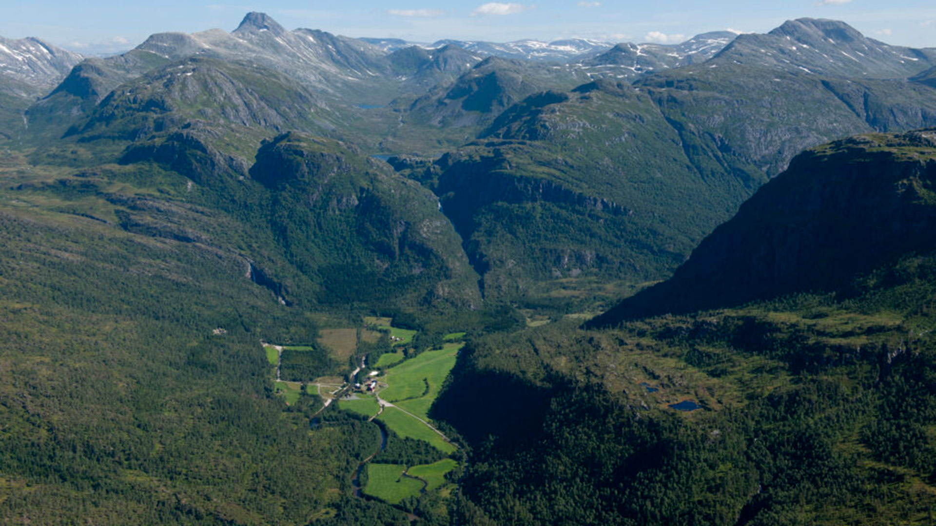 Todalen, flyfoto